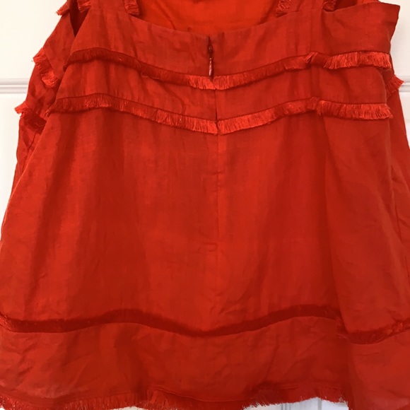 J. Crew Linen Fringe Tank Top - Picture 6 of 12